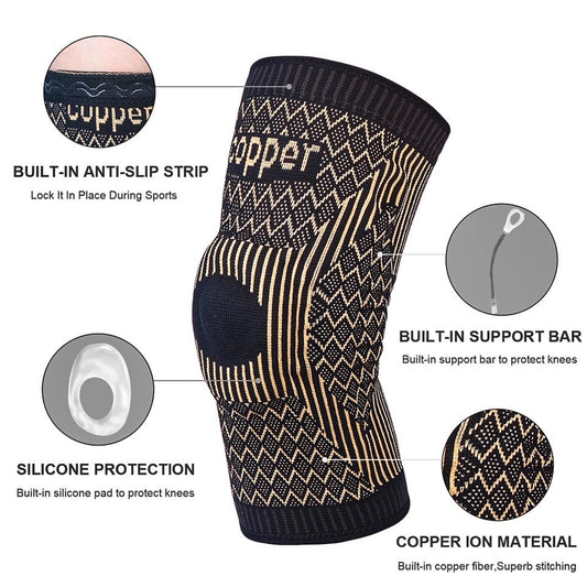 Copper Infused Knee Sleeve 2-Pack