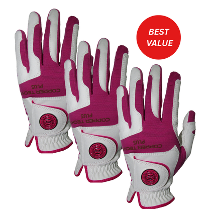 Copper Tech All-Weather Glove for Women 3-Pack