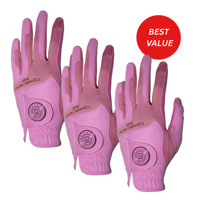 Copper Tech All-Weather Glove for Women 3-Pack