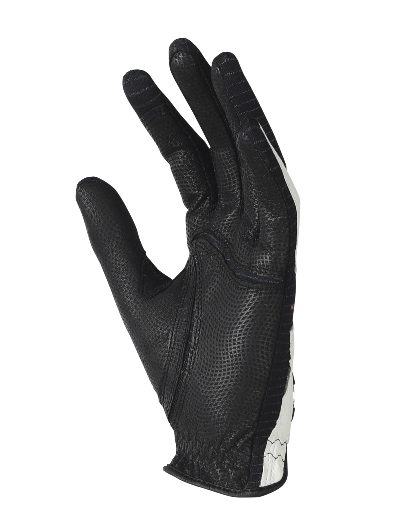Ultra Premium Kangaroo Leather Golf Glove Black/White, Black Palm
