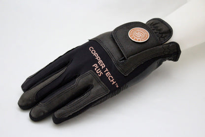 Copper Infused Golf Glove Black/Black