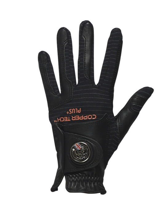 Ultra Premium Kangaroo Leather Golf Glove Black/Black