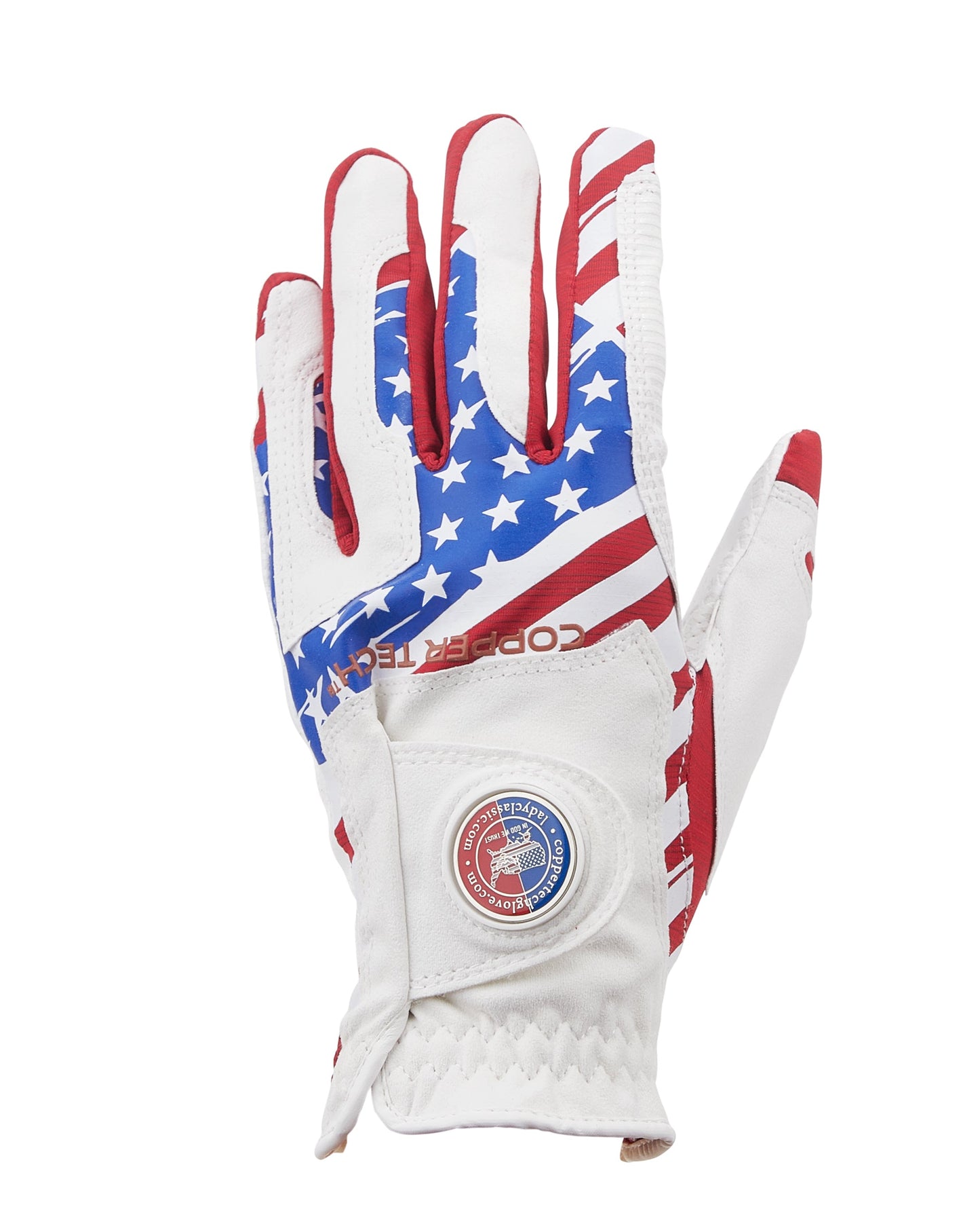 Copper Tech Golf Glove, USA, 2-Pack