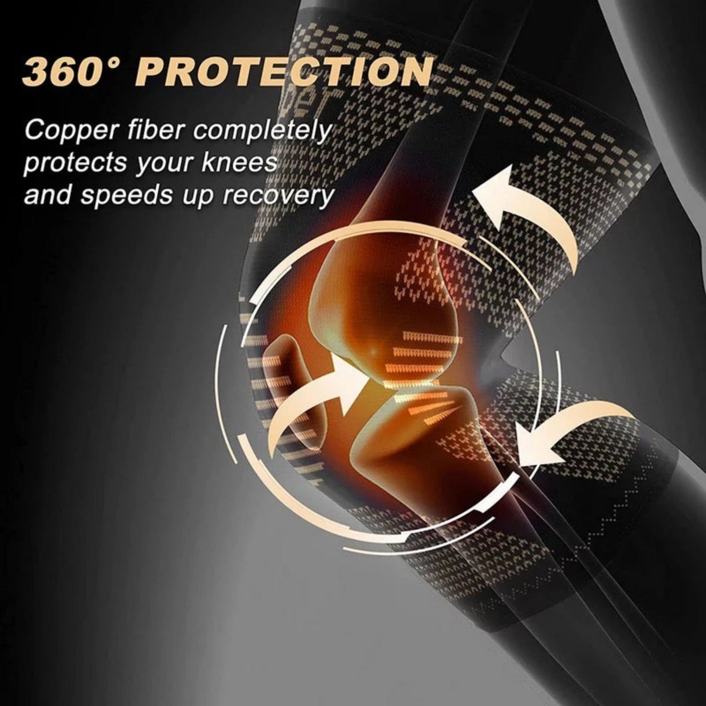 Copper Infused Knee Sleeve 2-Pack