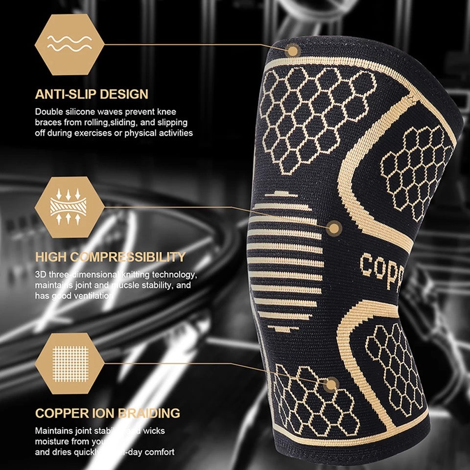 Copper Infused Knee Sleeve 2-Pack