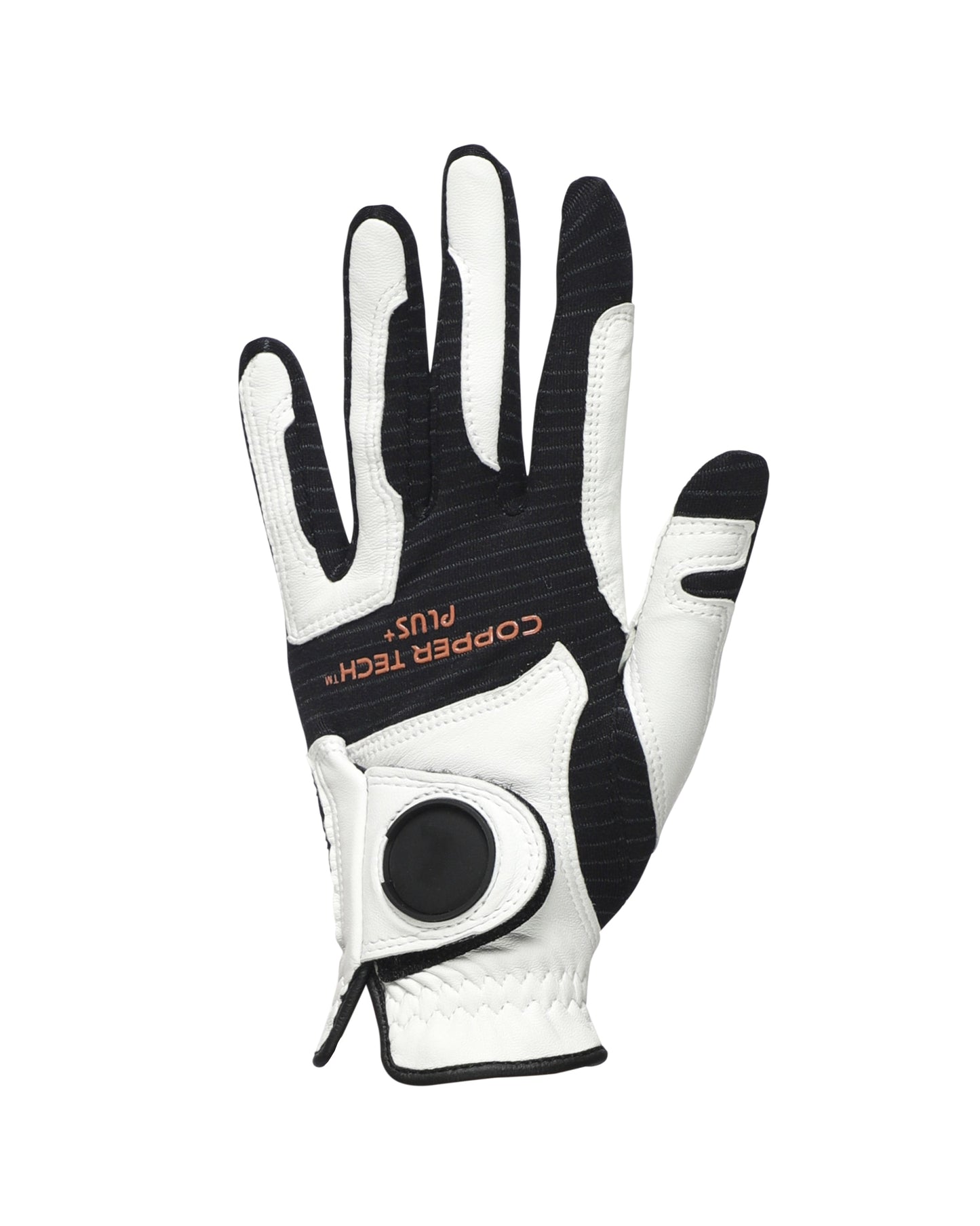 Ultra Premium Kangaroo Leather Golf Glove White/Black,  White Palm
